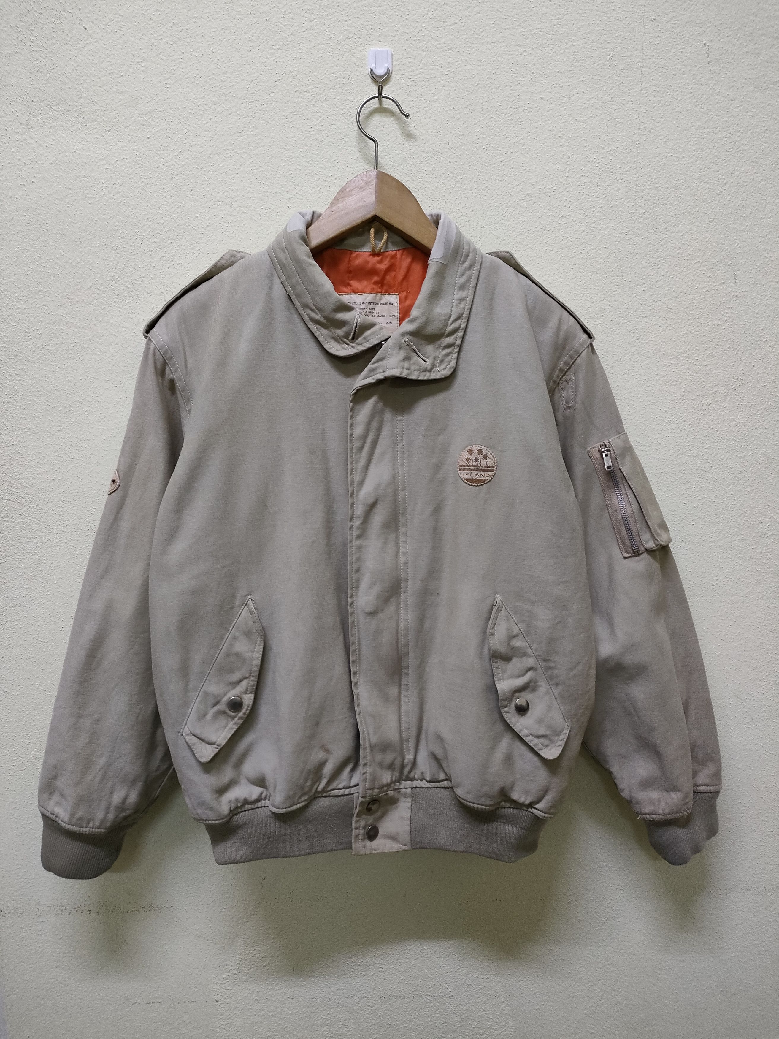 Vintage 🔥Vintage 70's MA-1 USAF Jacket Size US M / EU 48-50 / 2 - 1 Thumbnail