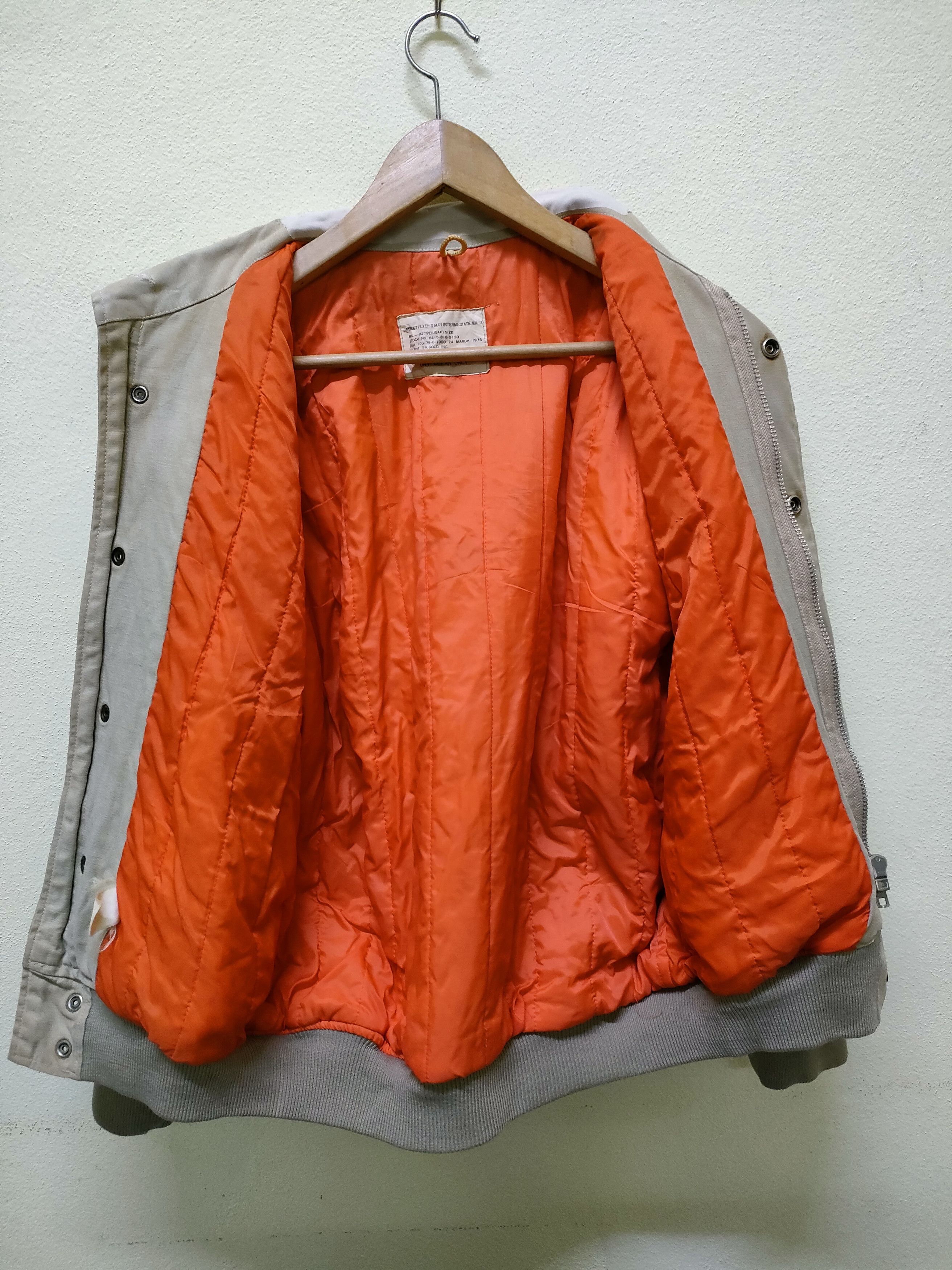 Vintage 🔥Vintage 70's MA-1 USAF Jacket Size US M / EU 48-50 / 2 - 7 Thumbnail