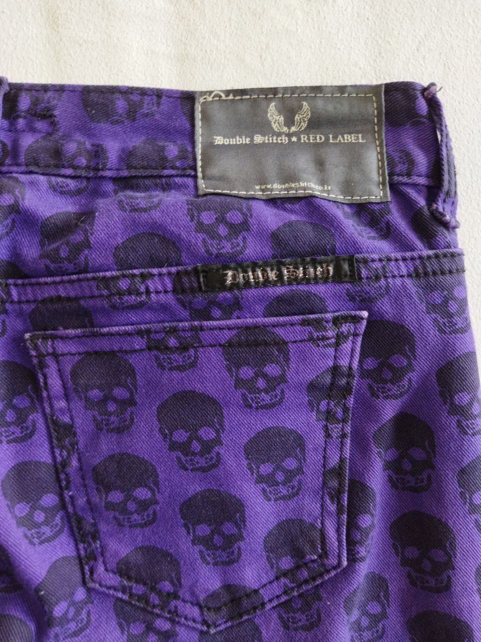 Japanese Brand Double Stitch Red Label Skulls Hysteric Style Jeans Size 26" / US 2 / IT 38 - 8 Thumbnail