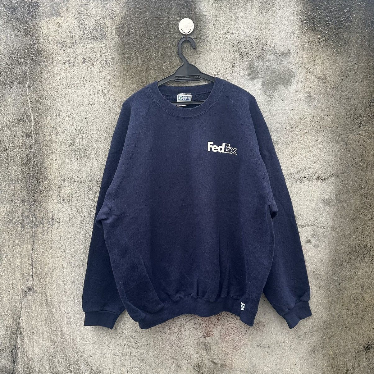American Edition Vintage 90s fedex sweatshirt pullover Size US XXL / EU 58 / 5 - 2 Thumbnail