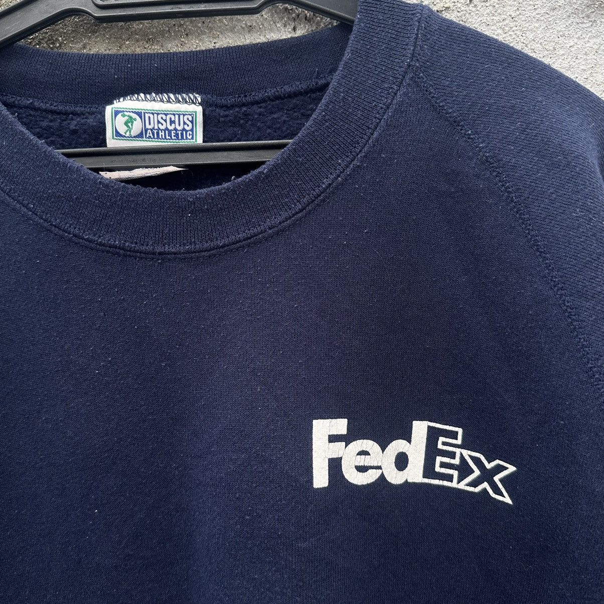 American Edition Vintage 90s fedex sweatshirt pullover Size US XXL / EU 58 / 5 - 3 Thumbnail