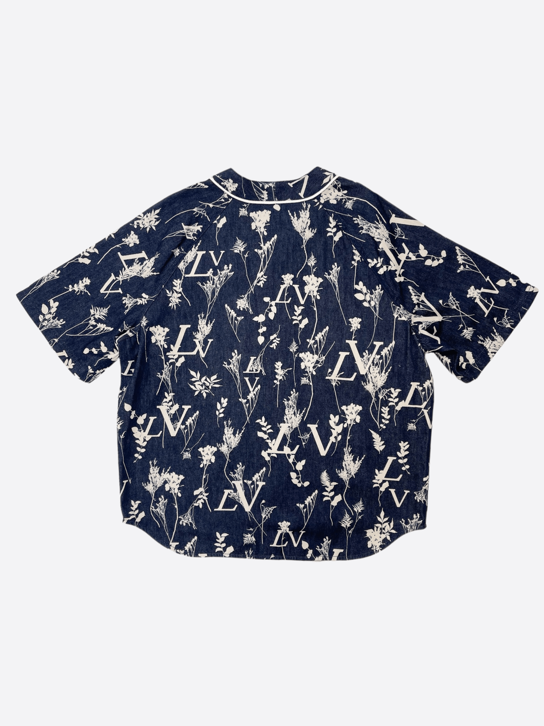 Louis Vuitton Louis Vuitton Leaf Baseball Jersey Size US XXL / EU 58 / 5 - 2 Thumbnail