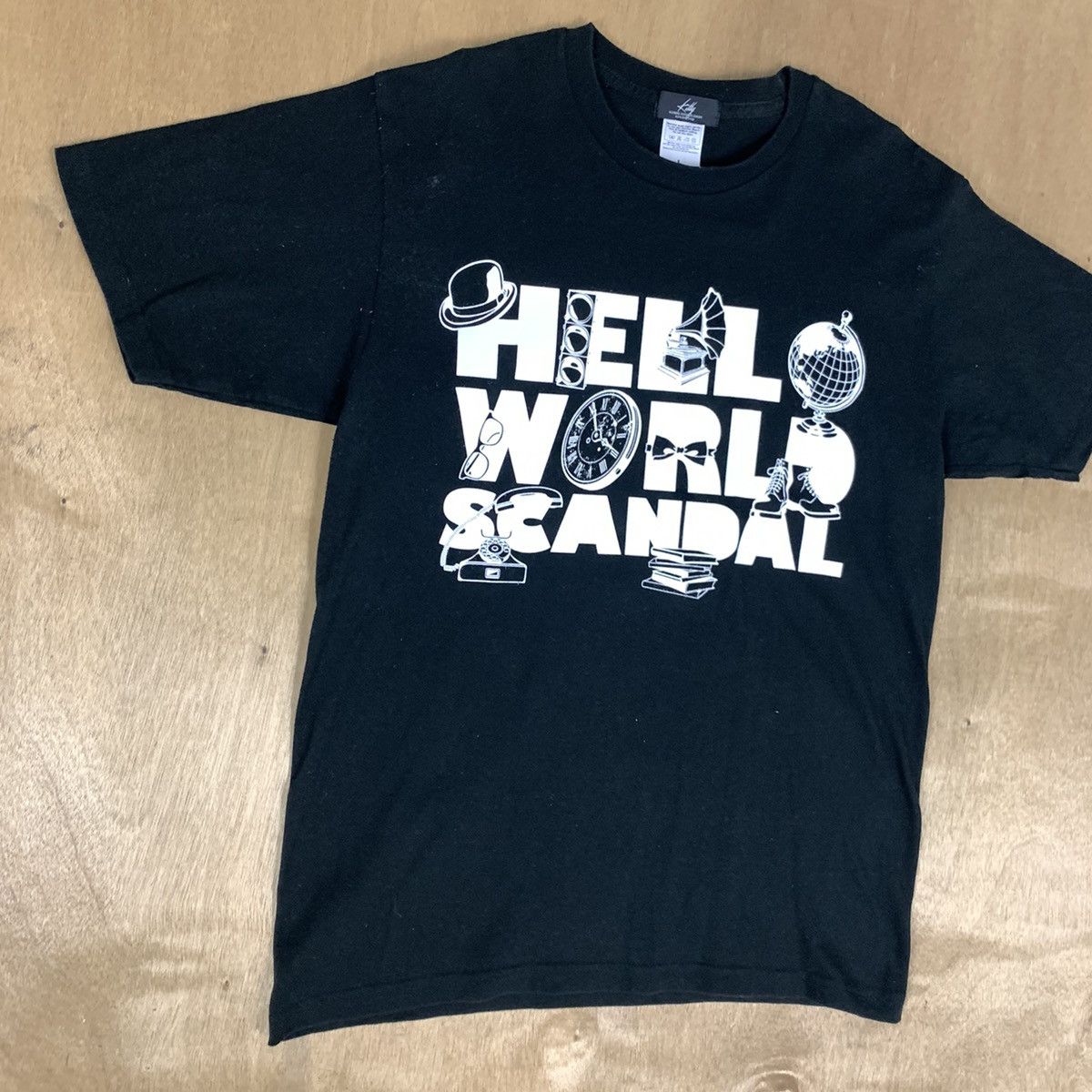 Band Tees HELLO WORLD SCANDAL Japanes Rock Band Live Concert Tour Tee Size US M / EU 48-50 / 2 - 5 Thumbnail