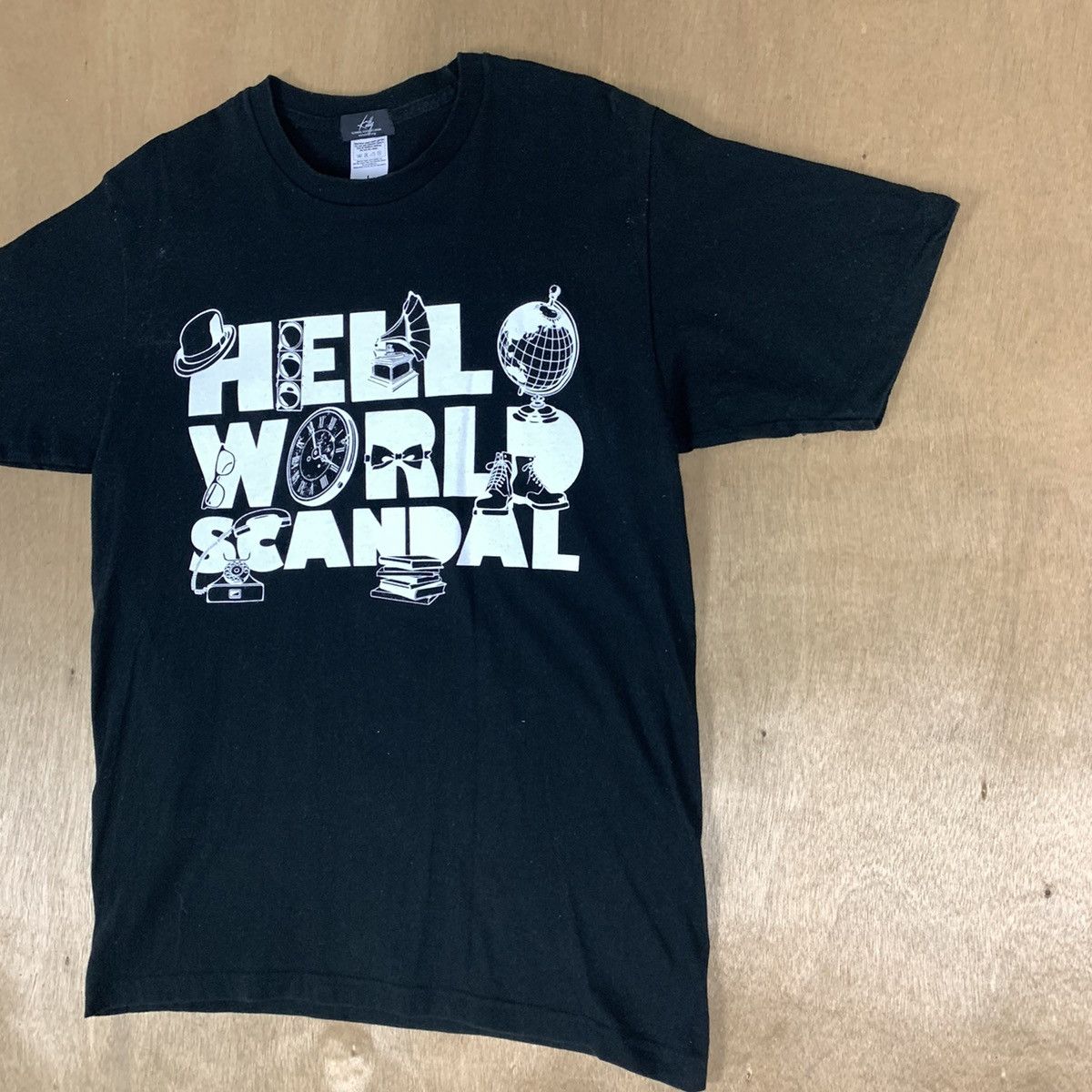 Band Tees HELLO WORLD SCANDAL Japanes Rock Band Live Concert Tour Tee Size US M / EU 48-50 / 2 - 6 Thumbnail