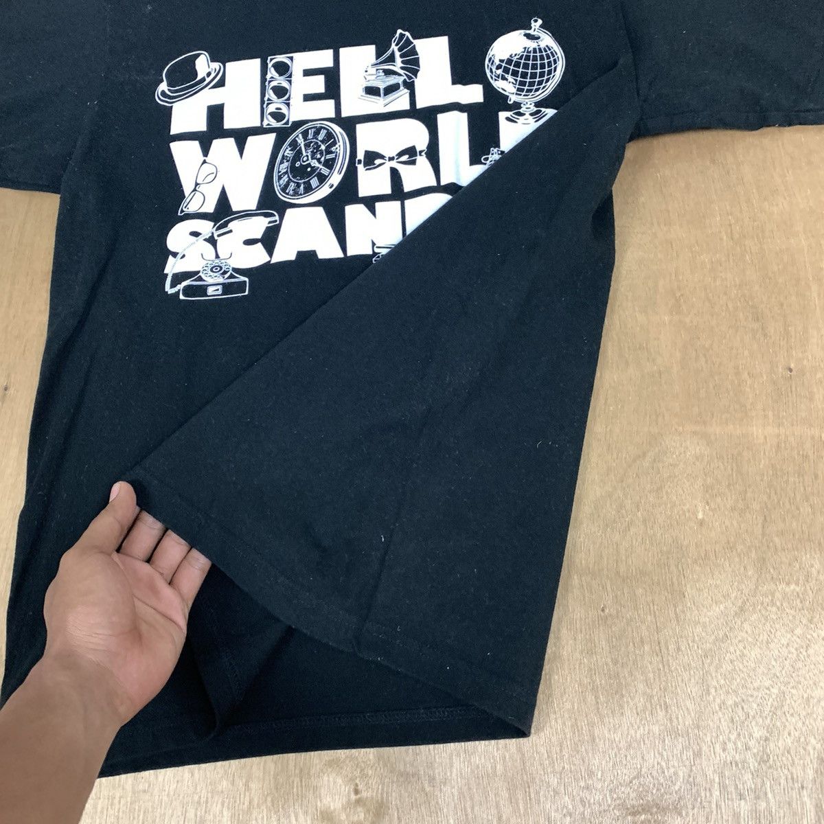 Band Tees HELLO WORLD SCANDAL Japanes Rock Band Live Concert Tour Tee Size US M / EU 48-50 / 2 - 8 Thumbnail