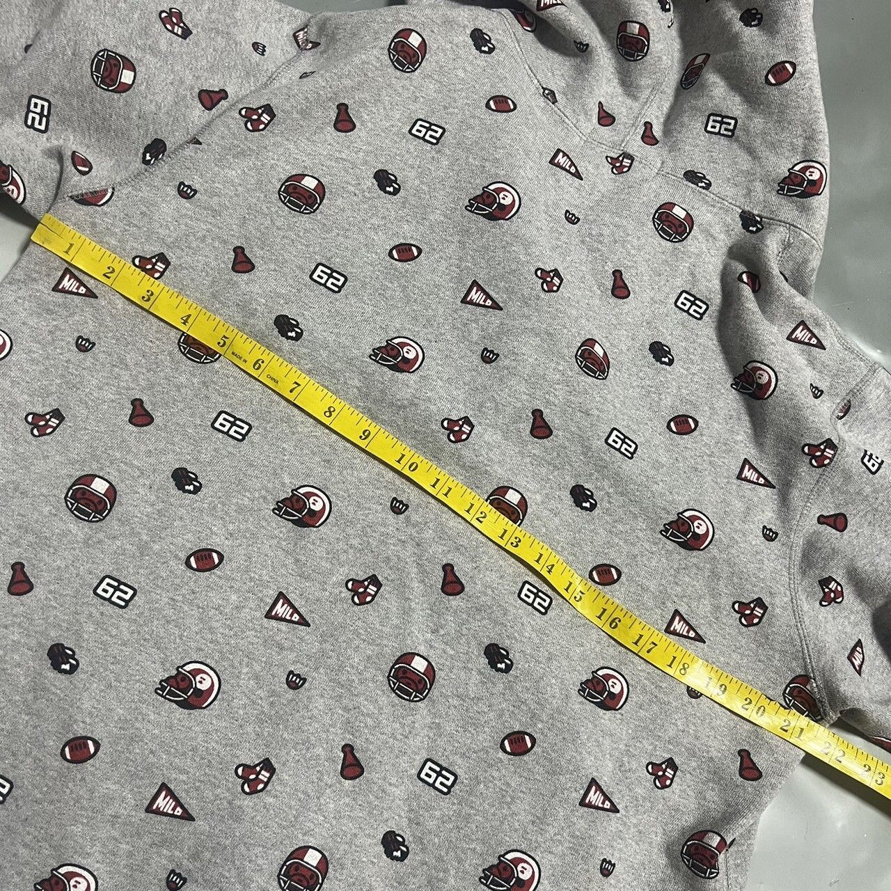 Bape BAPE full zip hoodie gray/Milo Print Size US L / EU 52-54 / 3 - 7 Thumbnail