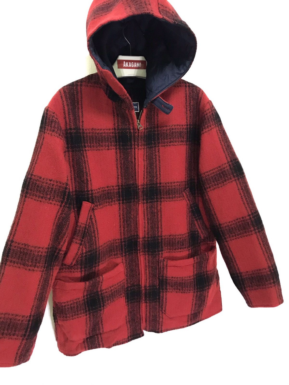 45rpm 🌟45rpm Wool Hoodie Jacket Buffalo Check Size US M / EU 48-50 / 2 - 2 Thumbnail
