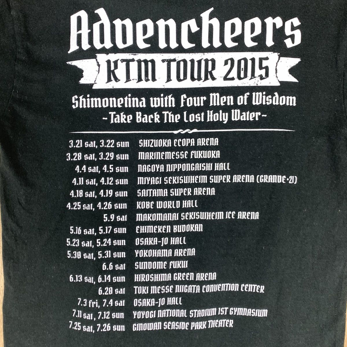 Band Tees KTM ADVENCHEERS SHIMONETINA Sexy Lady Tour 2015 Band Tshirt Size US S / EU 44-46 / 1 - 14 Thumbnail