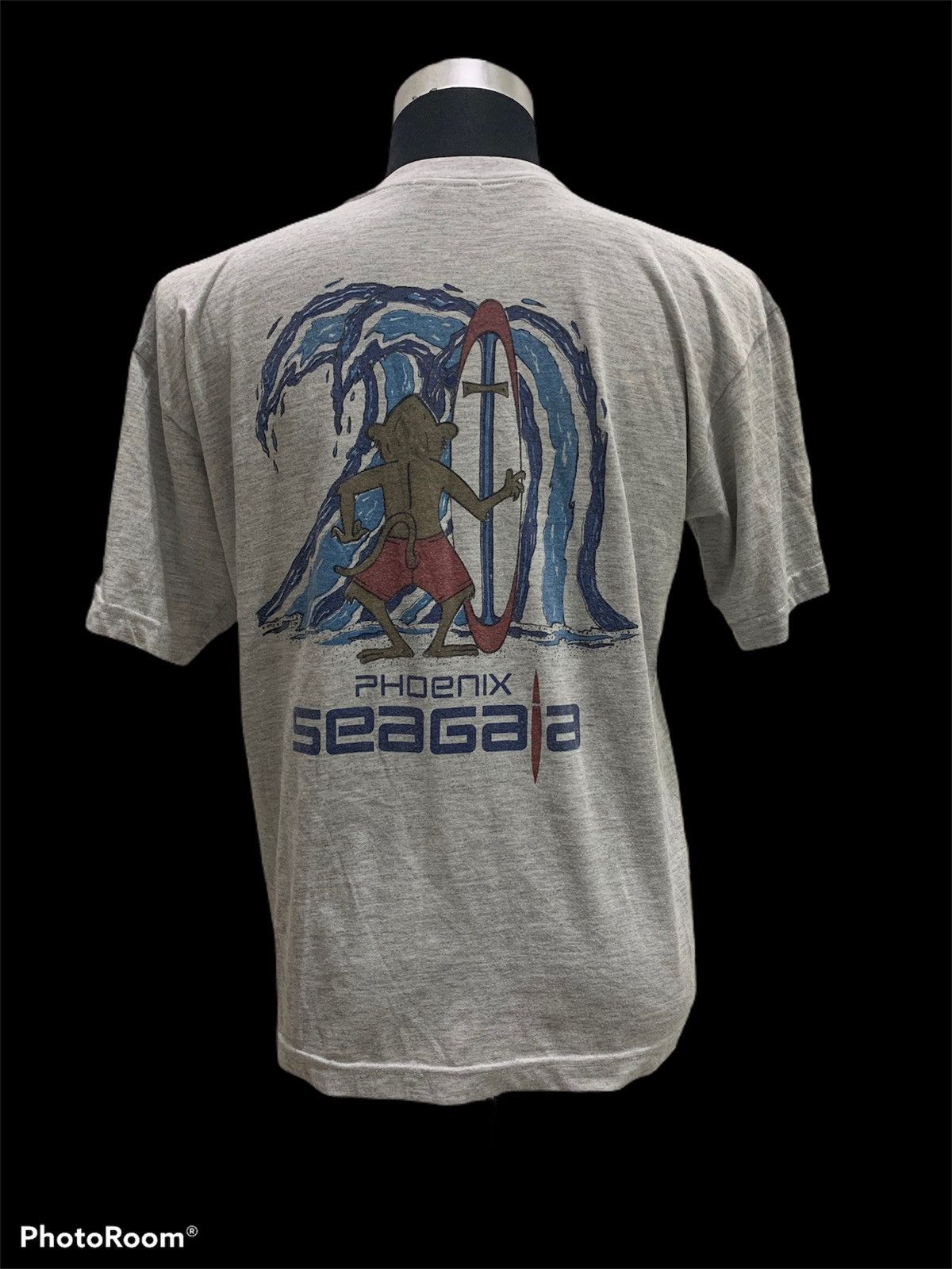 Phoenix Clothing PHOENIX SEAGAIA Surfing Monkey BigLogo Streetwear Tee Shirt Size US M / EU 48-50 / 2 - 1 Thumbnail