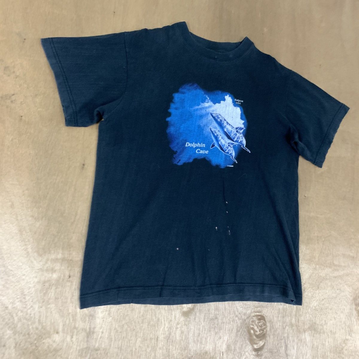 Vintage Vtg 90s KOOLT YORKER DOLPHIN CAGE Saipan Usa BigLogo Tshirt Size US M / EU 48-50 / 2 - 5 Thumbnail