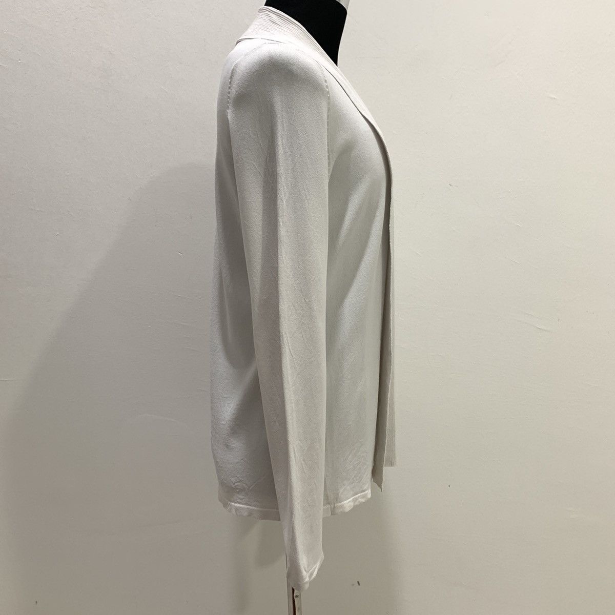 Homespun Knitwear Plain Rayon Nylon Elastic Striped Scarves Cover Up Cardigan Size US M / EU 48-50 / 2 - 12 Thumbnail