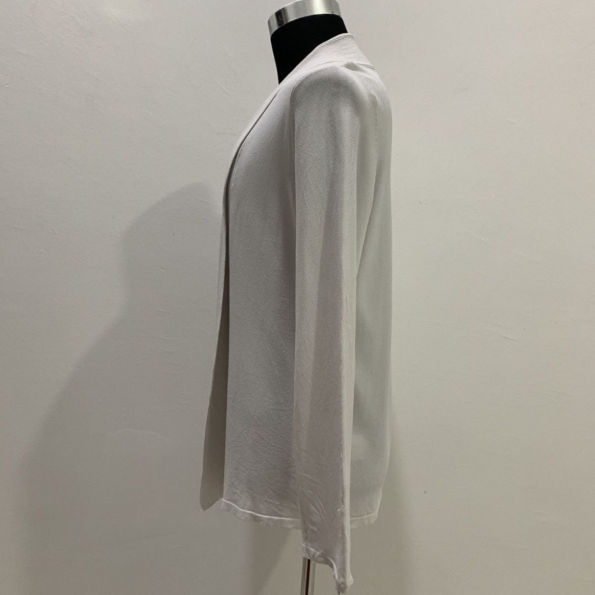 Homespun Knitwear Plain Rayon Nylon Elastic Striped Scarves Cover Up Cardigan Size US M / EU 48-50 / 2 - 11 Thumbnail