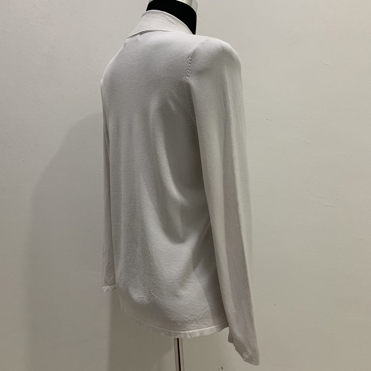 Homespun Knitwear Plain Rayon Nylon Elastic Striped Scarves Cover Up Cardigan Size US M / EU 48-50 / 2 - 16 Thumbnail