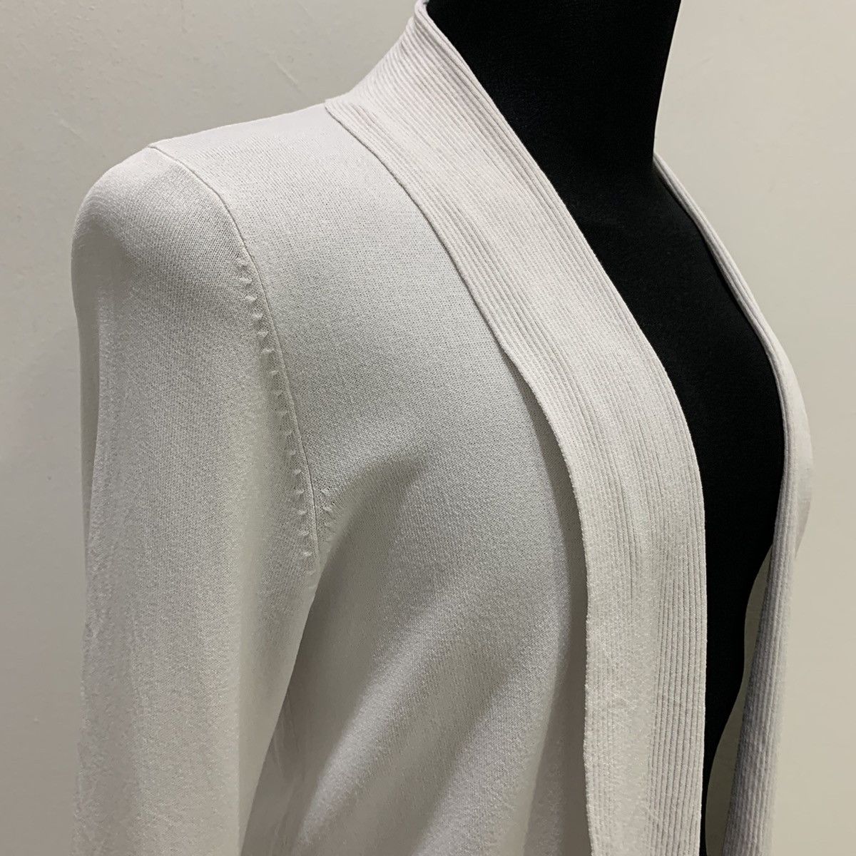 Homespun Knitwear Plain Rayon Nylon Elastic Striped Scarves Cover Up Cardigan Size US M / EU 48-50 / 2 - 7 Thumbnail