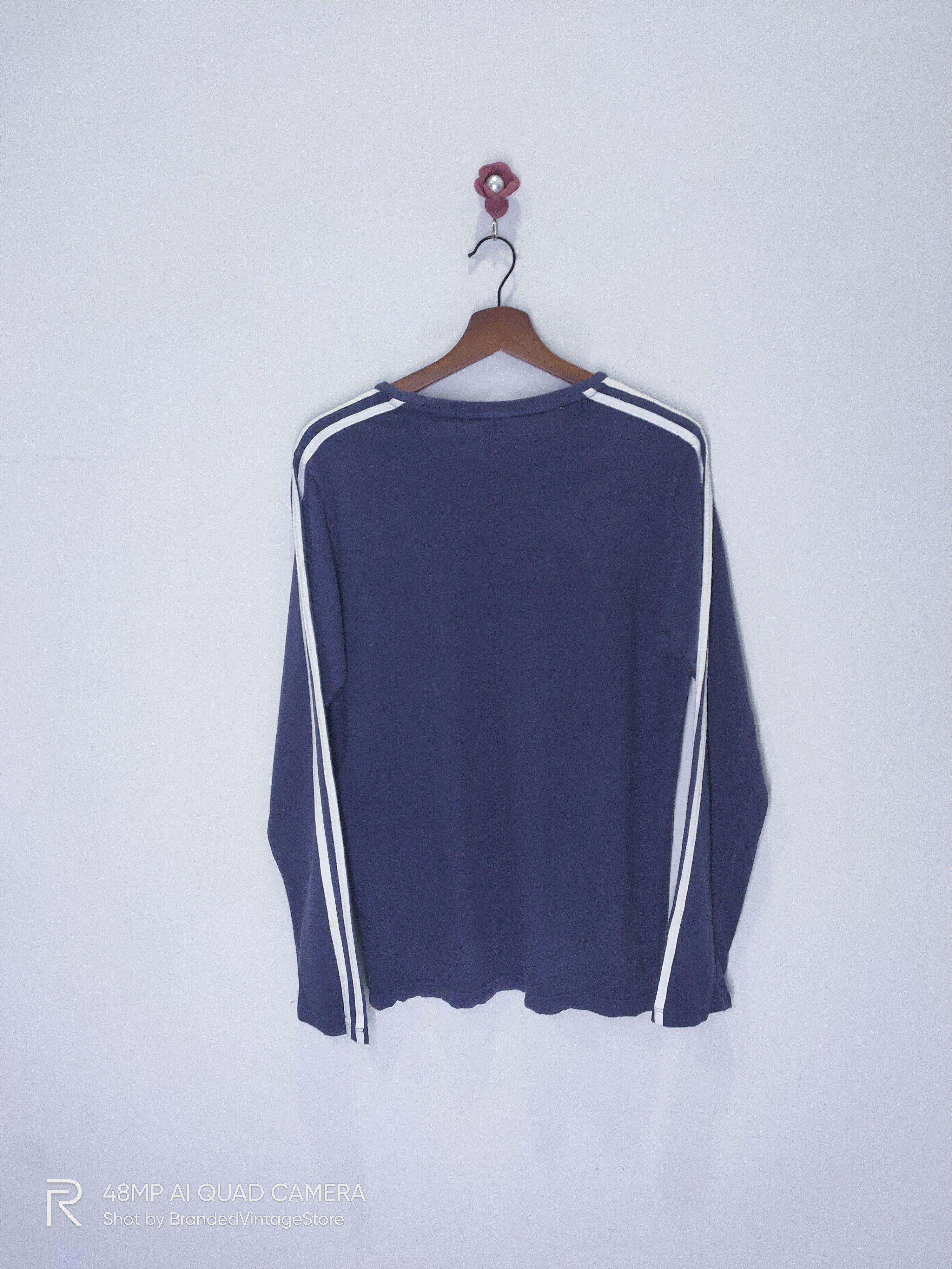 Adidas ADIDAS France Flag Theme BigLogo Graphic Swearshirt L/S Tee Size US L / EU 52-54 / 3 - 2 Thumbnail