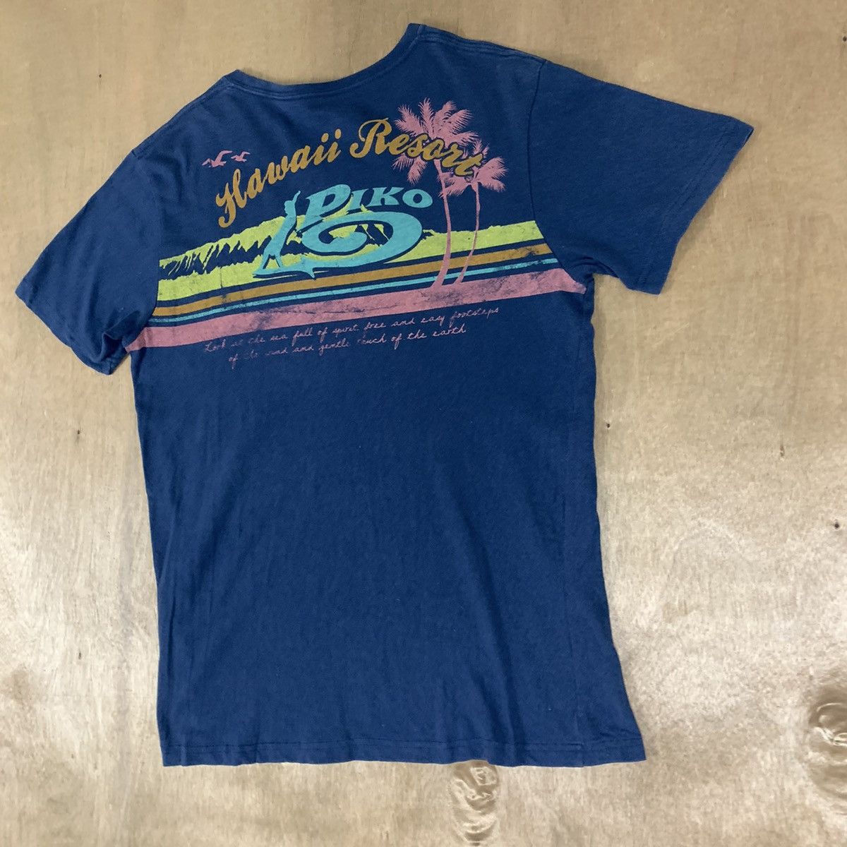 Sun Surf Vintage 90s PIKO Hawaii Resort Aloha Sunset Graphic Tshirt Size US M / EU 48-50 / 2 - 13 Thumbnail