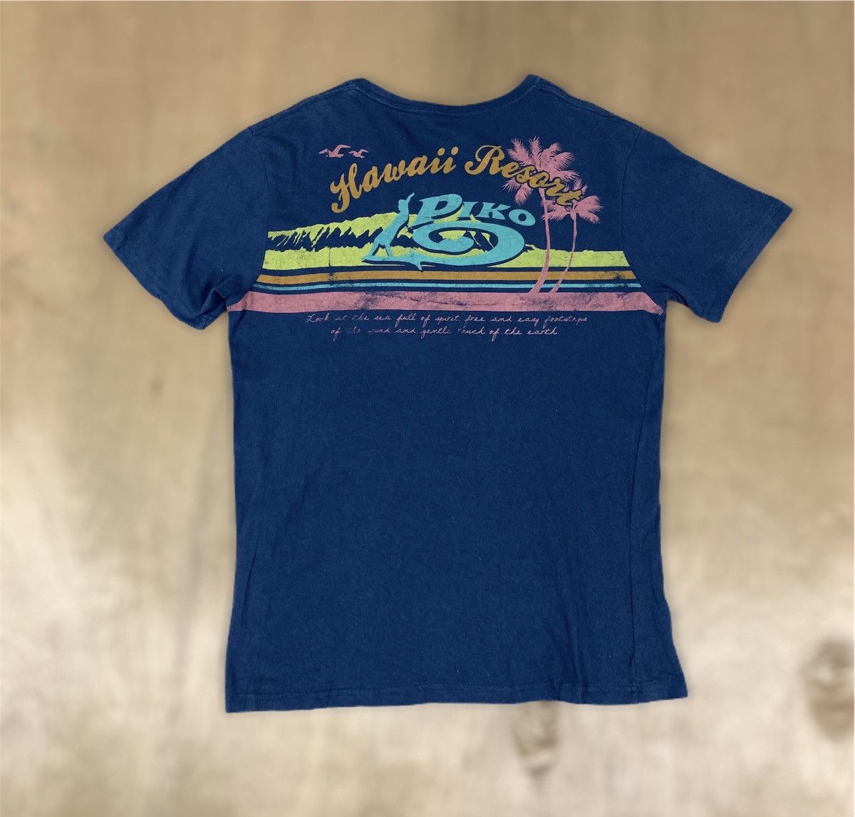 Sun Surf Vintage 90s PIKO Hawaii Resort Aloha Sunset Graphic Tshirt Size US M / EU 48-50 / 2 - 1 Thumbnail