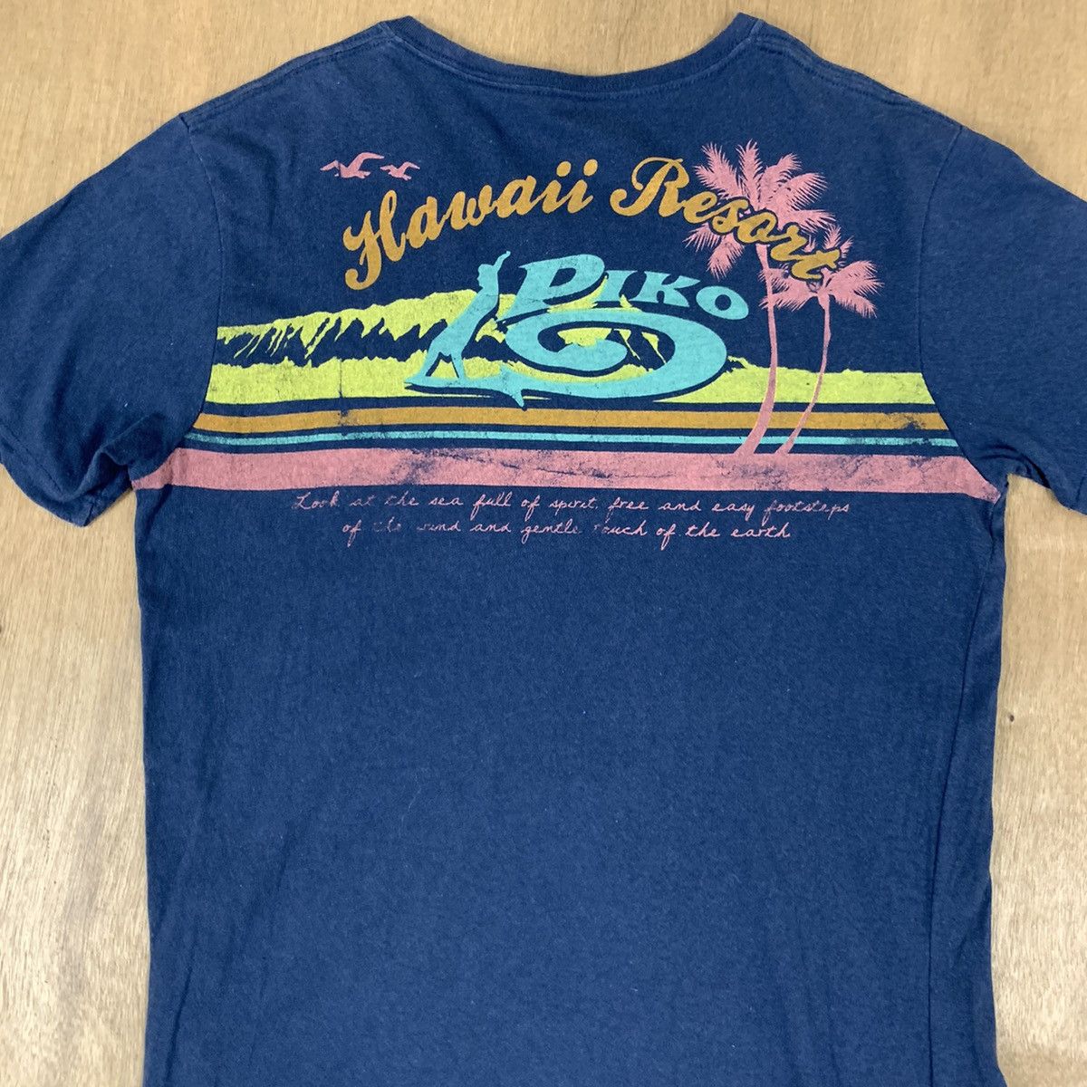 Sun Surf Vintage 90s PIKO Hawaii Resort Aloha Sunset Graphic Tshirt Size US M / EU 48-50 / 2 - 10 Thumbnail