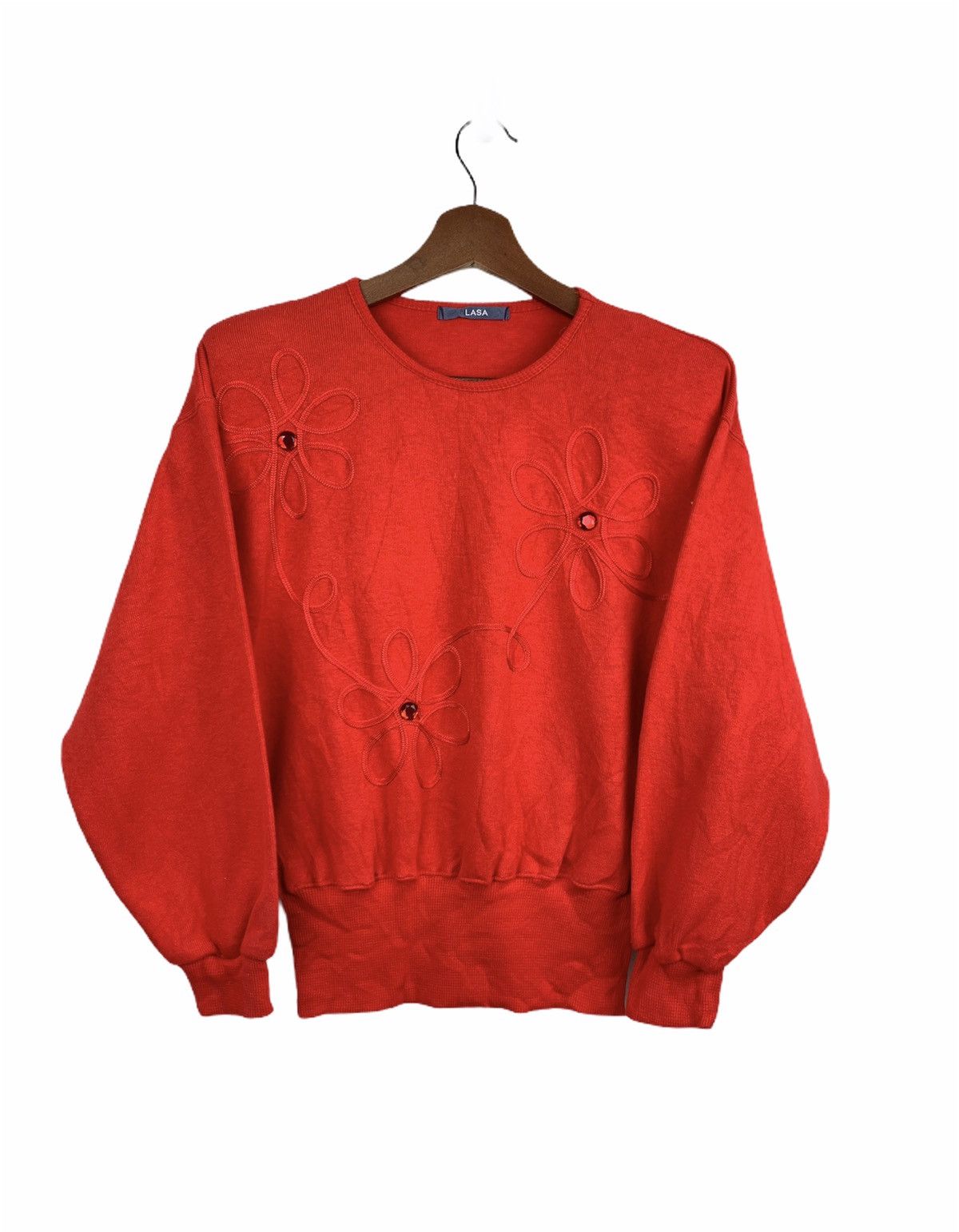 Other × Swarovski LASA Embroidery Swarovski Beads Big Logo Graphic Sweatshirt Size US S / EU 44-46 / 1 - 1 Thumbnail