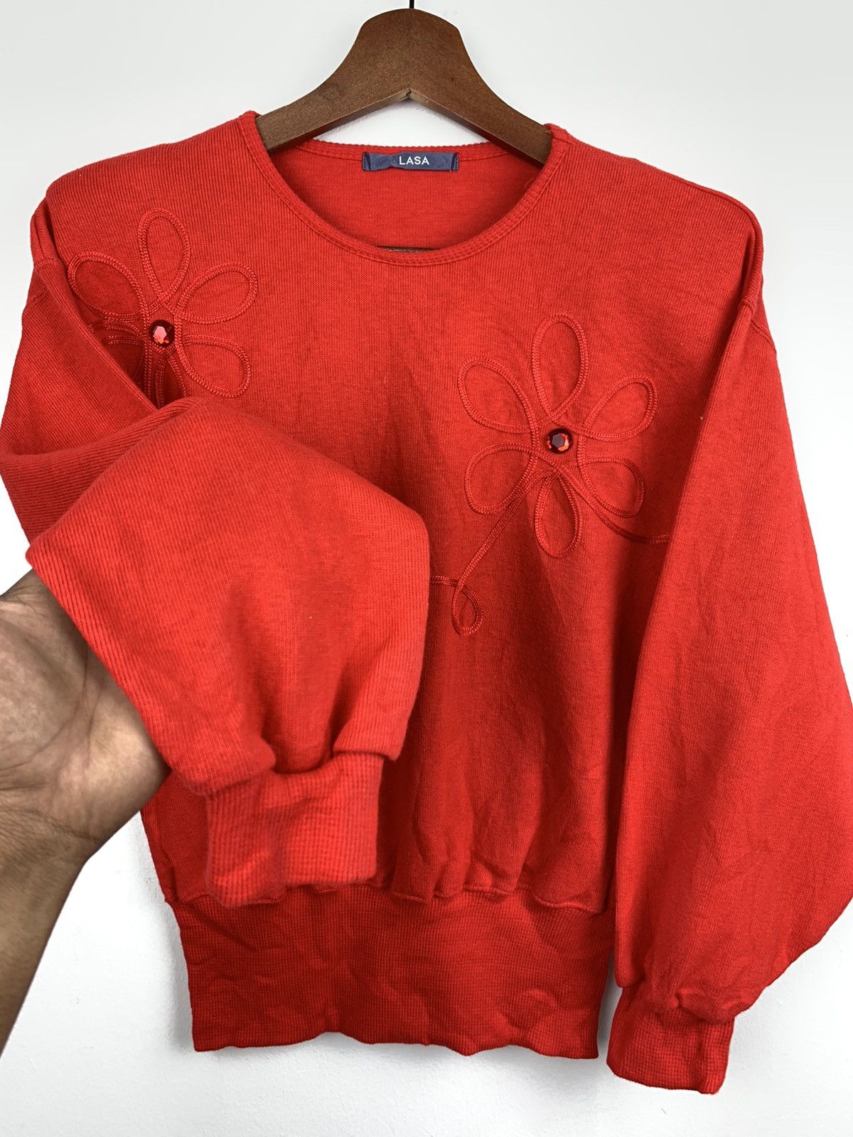 Other × Swarovski LASA Embroidery Swarovski Beads Big Logo Graphic Sweatshirt Size US S / EU 44-46 / 1 - 5 Thumbnail