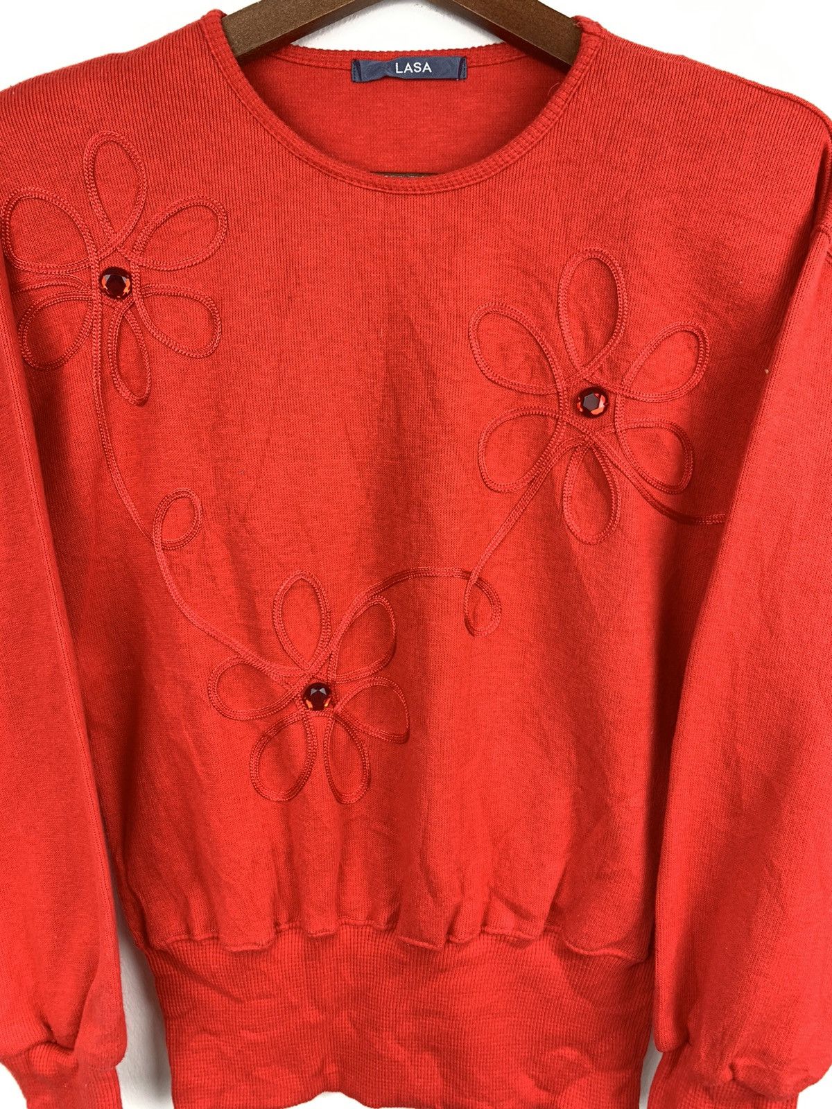 Other × Swarovski LASA Embroidery Swarovski Beads Big Logo Graphic Sweatshirt Size US S / EU 44-46 / 1 - 3 Thumbnail