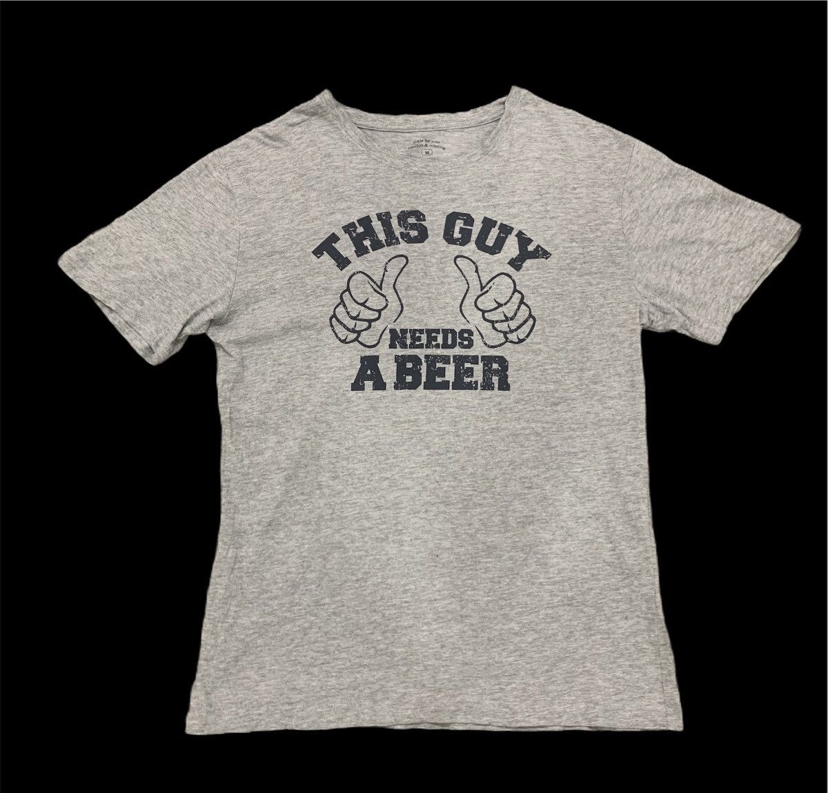 Japanese Brand Vintage 90s This Guy Needs A Beer Streetwear Surf Rayon Tee Size US S / EU 44-46 / 1 - 1 Thumbnail