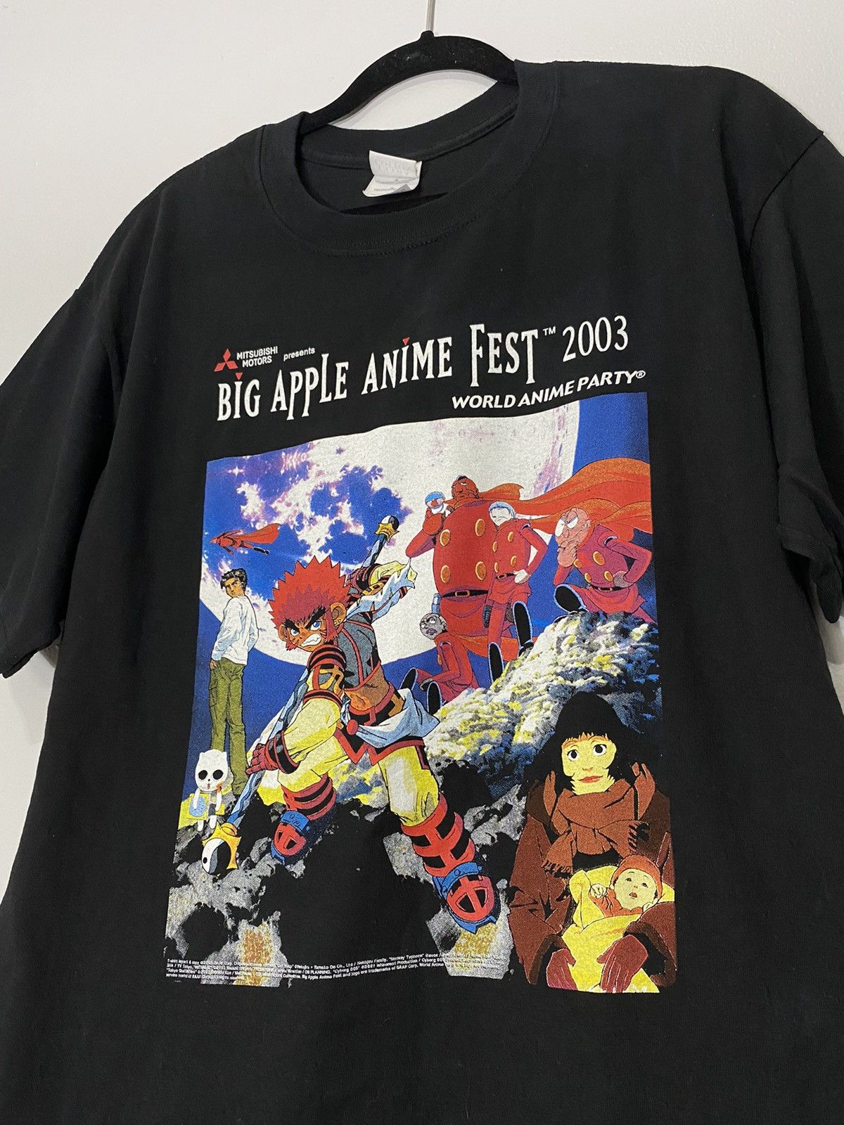 Anime Vintage Monkey Typhoon Cyborg Initial D Tokyo Godfather Tee Size US L / EU 52-54 / 3 - 2 Thumbnail