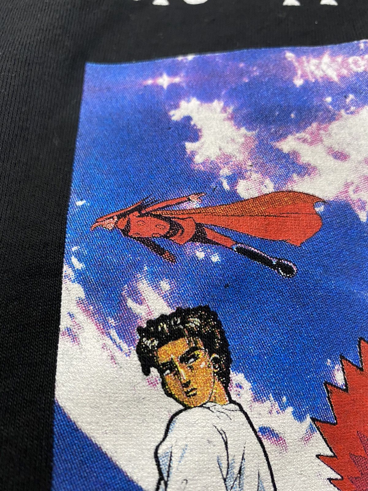 Anime Vintage Monkey Typhoon Cyborg Initial D Tokyo Godfather Tee Size US L / EU 52-54 / 3 - 3 Thumbnail