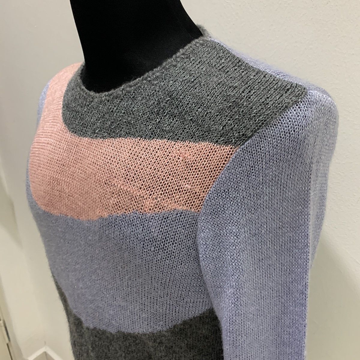 Designer × Homespun Knitwear CARAVAN Intarsia Woven Rayon Modern Knitwear Jumper Sweater Size US S / EU 44-46 / 1 - 8 Thumbnail