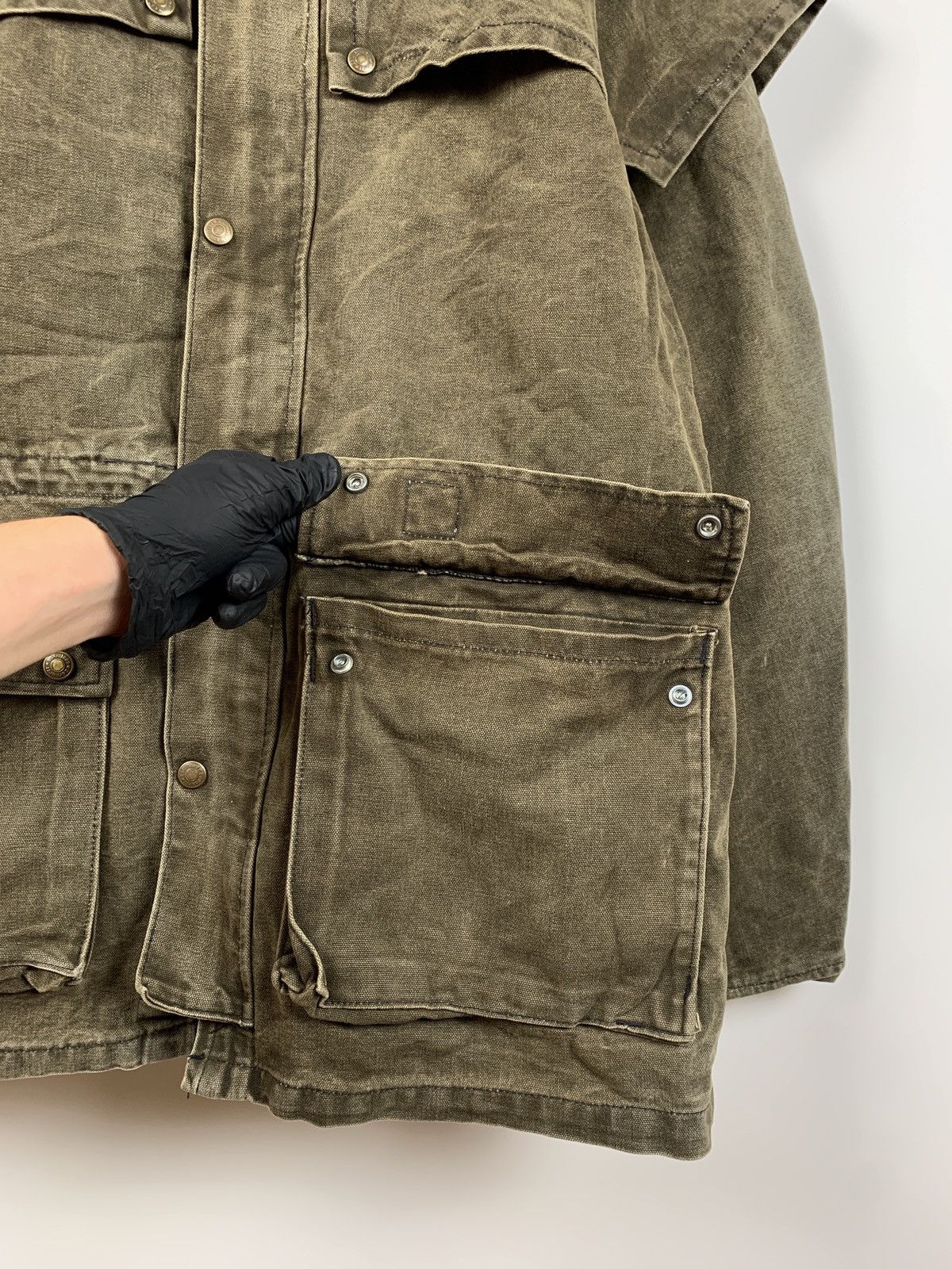 Carhartt 90s Vintage Carhartt Very Rare Khaki Jacket Size US XL / EU 56 / 4 - 10 Thumbnail