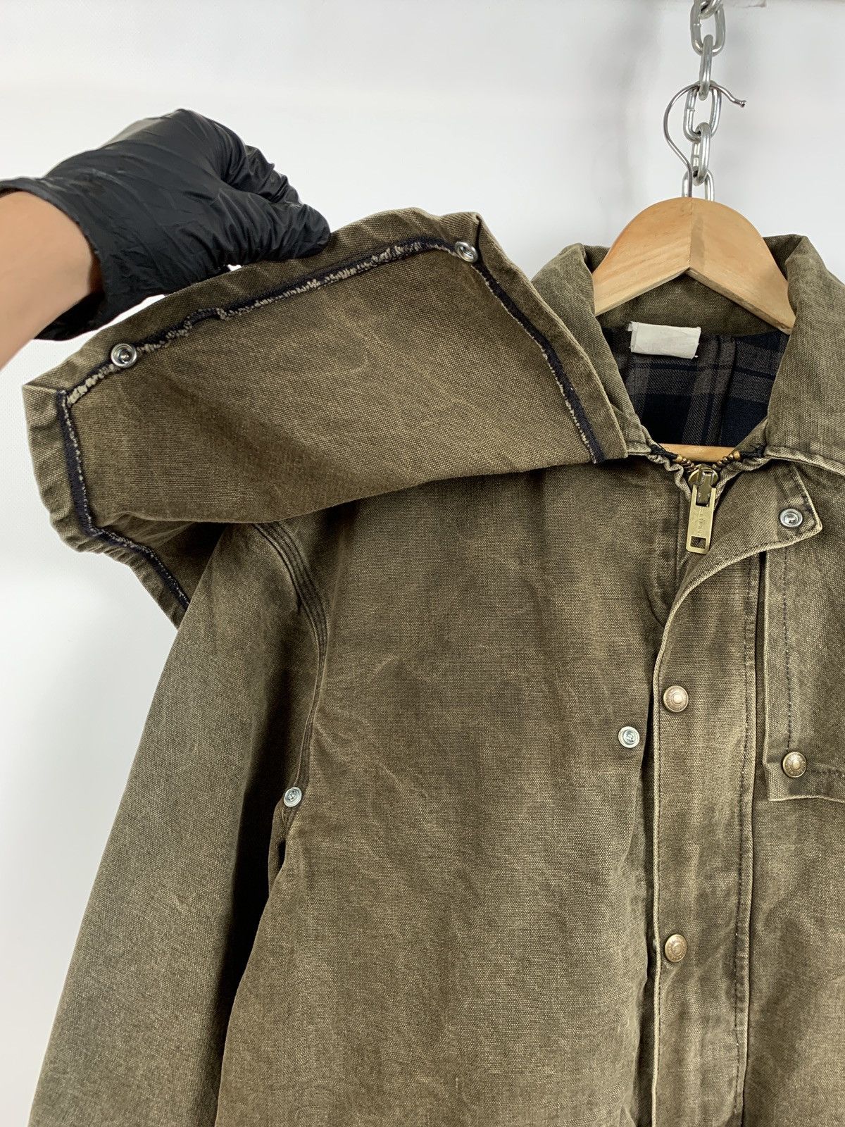 Carhartt 90s Vintage Carhartt Very Rare Khaki Jacket Size US XL / EU 56 / 4 - 12 Thumbnail