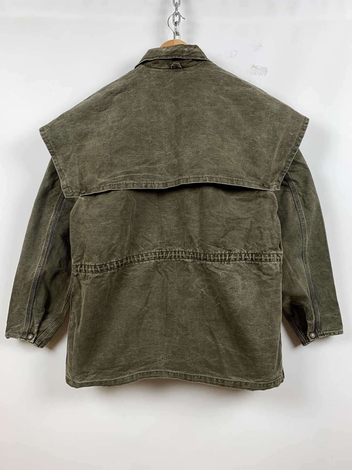 Carhartt 90s Vintage Carhartt Very Rare Khaki Jacket Size US XL / EU 56 / 4 - 2 Thumbnail