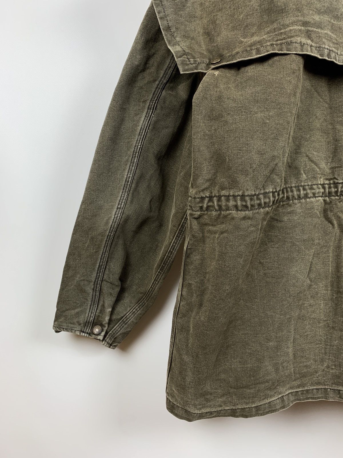 Carhartt 90s Vintage Carhartt Very Rare Khaki Jacket Size US XL / EU 56 / 4 - 20 Thumbnail