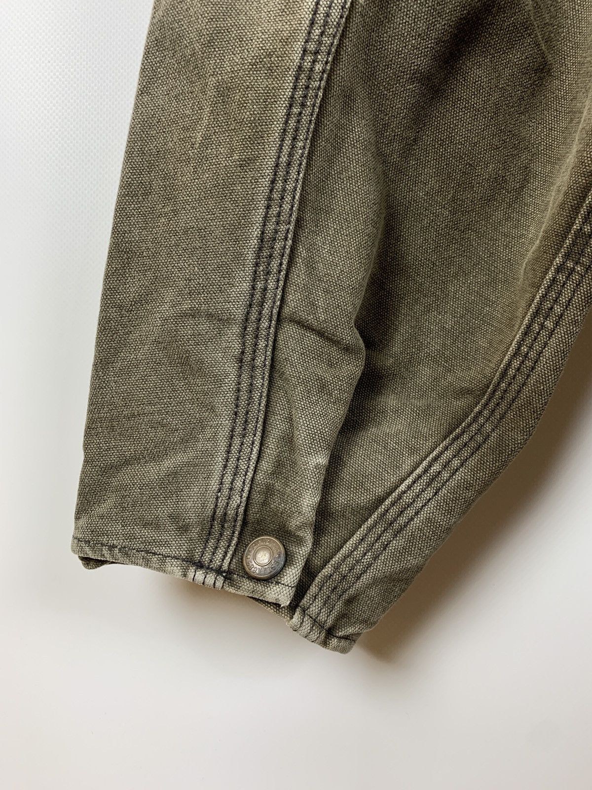 Carhartt 90s Vintage Carhartt Very Rare Khaki Jacket Size US XL / EU 56 / 4 - 22 Thumbnail