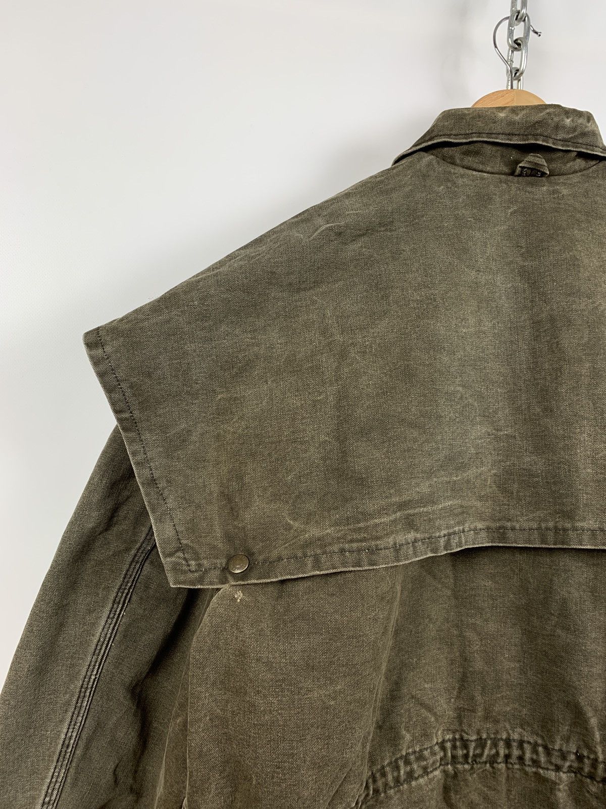 Carhartt 90s Vintage Carhartt Very Rare Khaki Jacket Size US XL / EU 56 / 4 - 19 Thumbnail