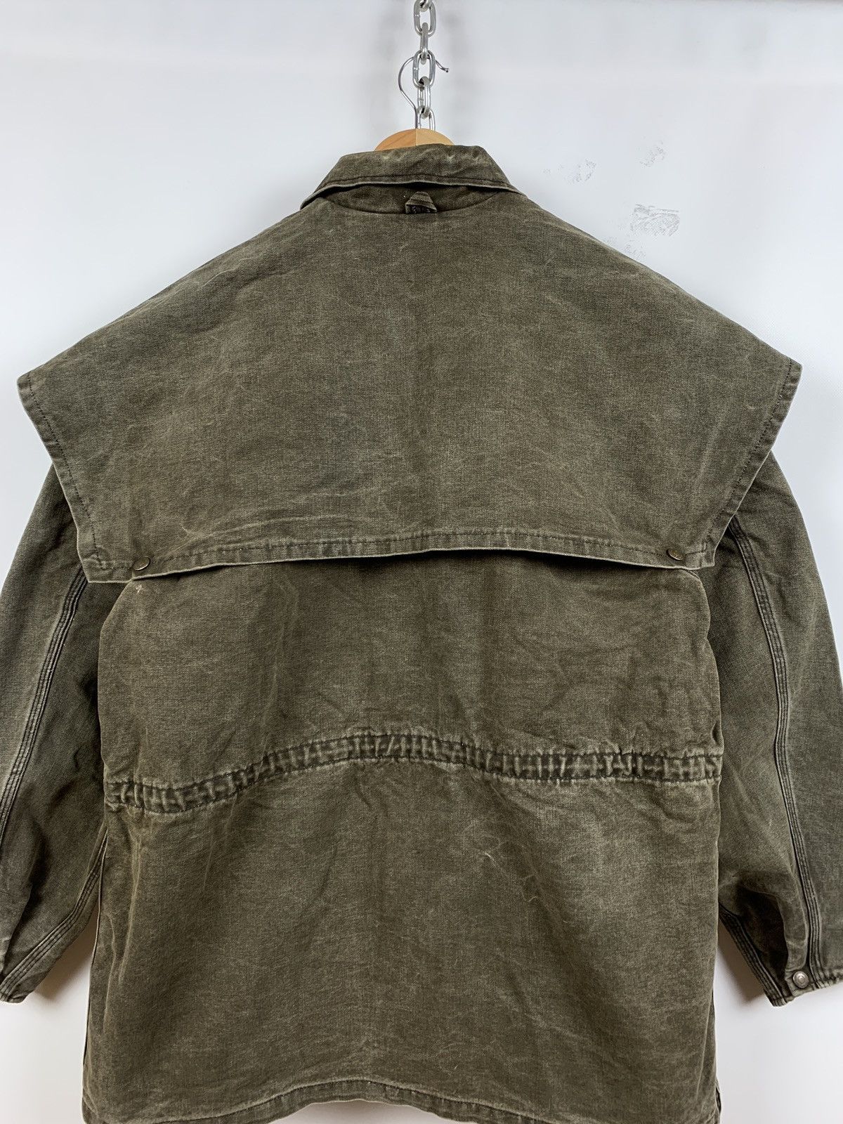 Carhartt 90s Vintage Carhartt Very Rare Khaki Jacket Size US XL / EU 56 / 4 - 16 Thumbnail