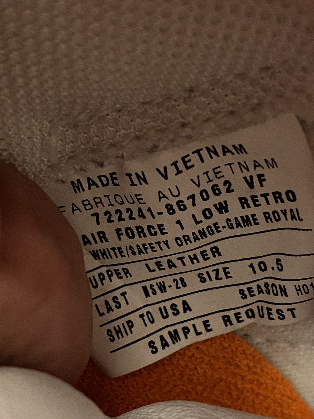 Nike Nike Air Force 1 Low NYC Sample Size US 10.5 / EU 43-44 - 2 Thumbnail