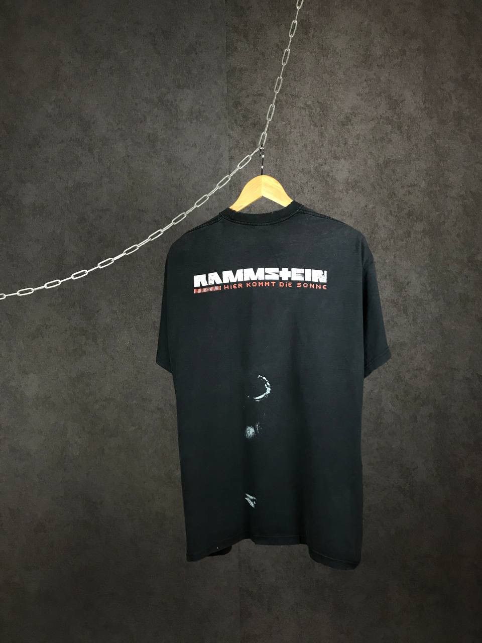 Band Tees Rammstein vintage rock band overprinted distressed tee Size US XL / EU 56 / 4 - 4 Thumbnail