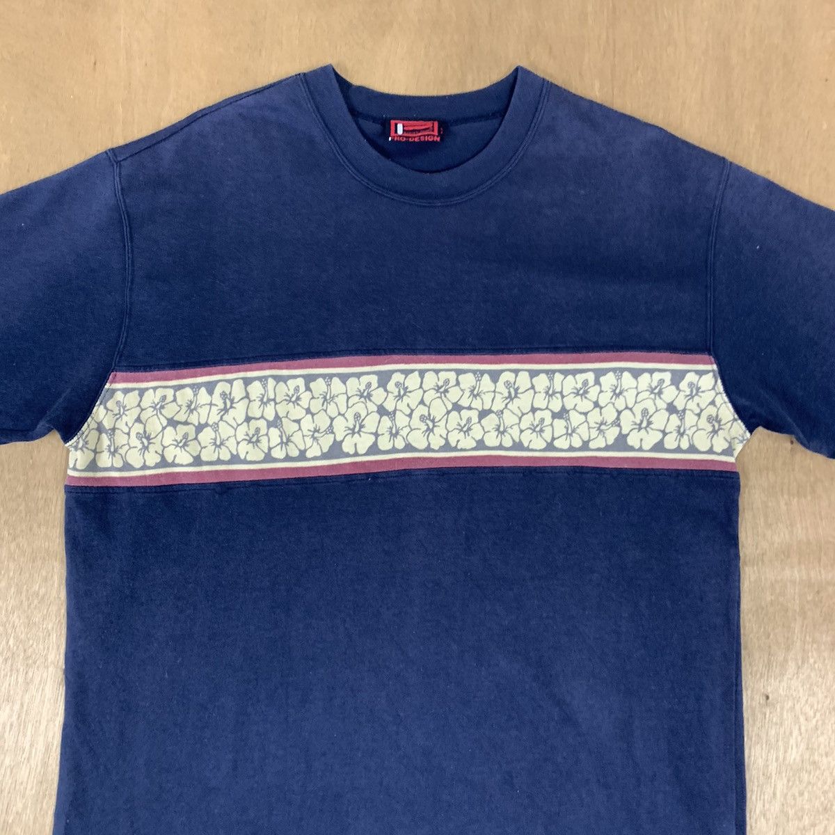 Other Vintage 90s Floral Graphic Patchwork Double Side Summer Tee Size US L / EU 52-54 / 3 - 3 Thumbnail