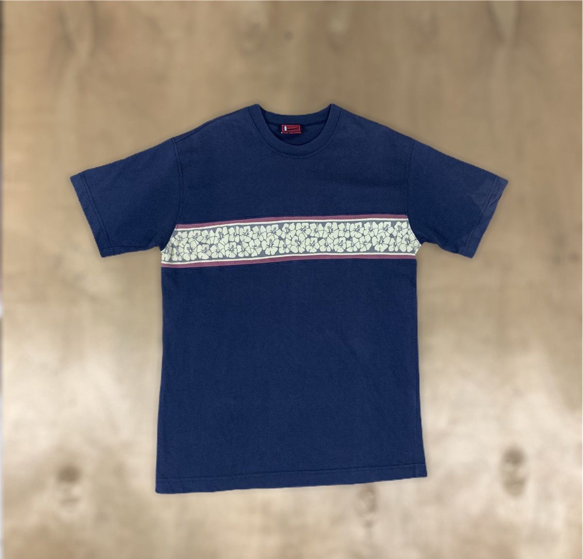 Other Vintage 90s Floral Graphic Patchwork Double Side Summer Tee Size US L / EU 52-54 / 3 - 1 Thumbnail