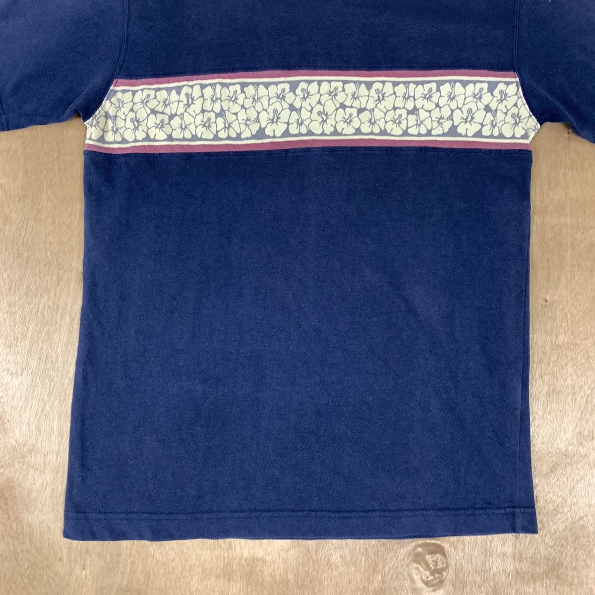 Other Vintage 90s Floral Graphic Patchwork Double Side Summer Tee Size US L / EU 52-54 / 3 - 4 Thumbnail