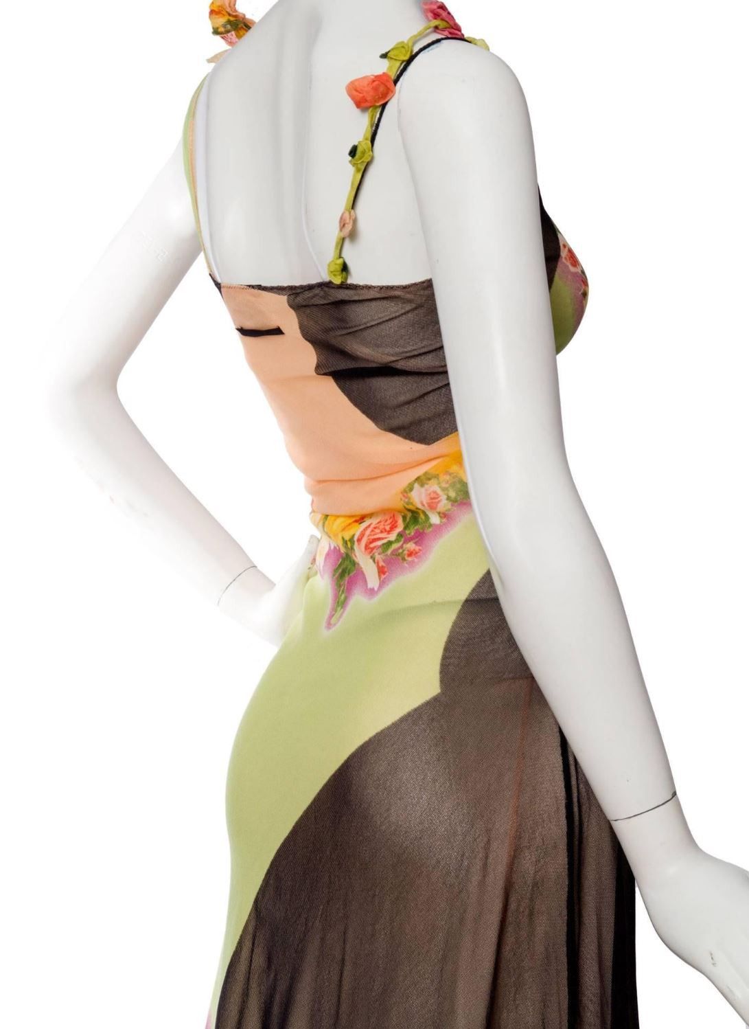 Jean Paul Gaultier Jean Paul Gaultier Supreme Vintage Flower Floral Mesh Dress Size S / US 4 / IT 40 - 11 Thumbnail