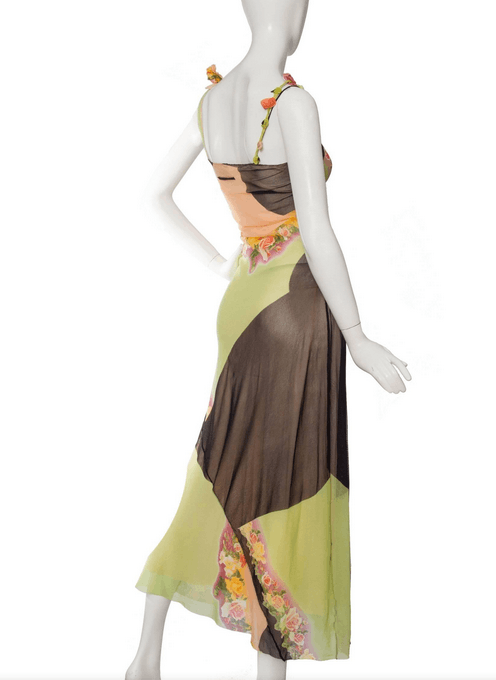 Jean Paul Gaultier Jean Paul Gaultier Supreme Vintage Flower Floral Mesh Dress Size S / US 4 / IT 40 - 3 Thumbnail