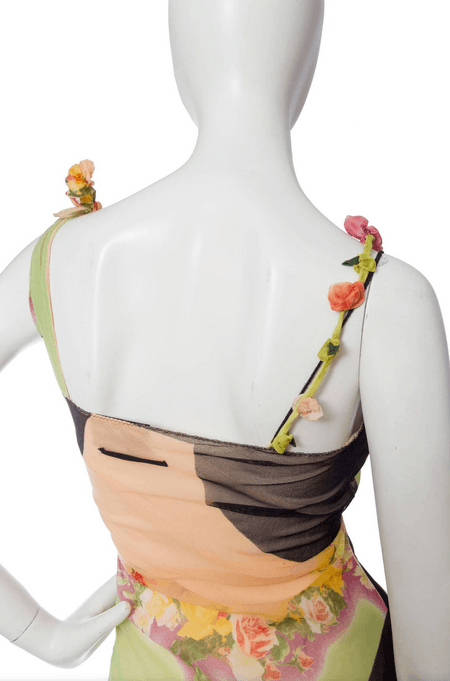 Jean Paul Gaultier Jean Paul Gaultier Supreme Vintage Flower Floral Mesh Dress Size S / US 4 / IT 40 - 9 Thumbnail