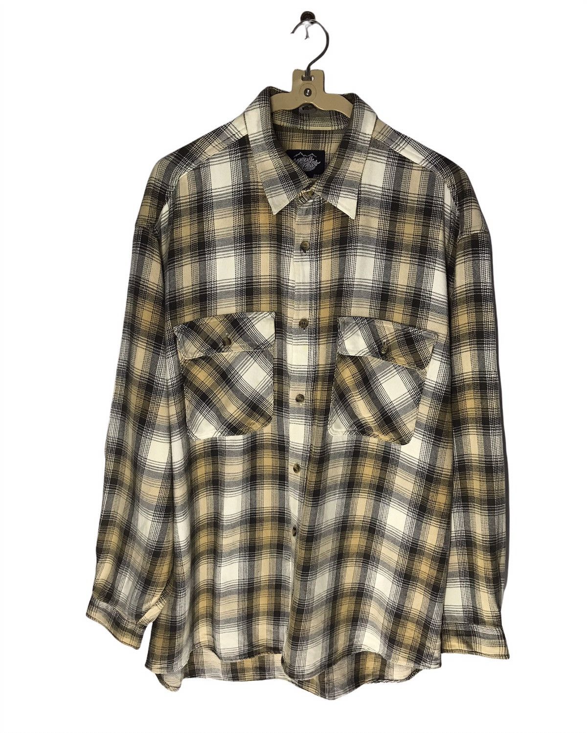 Vintage distressed wool flannel by may club