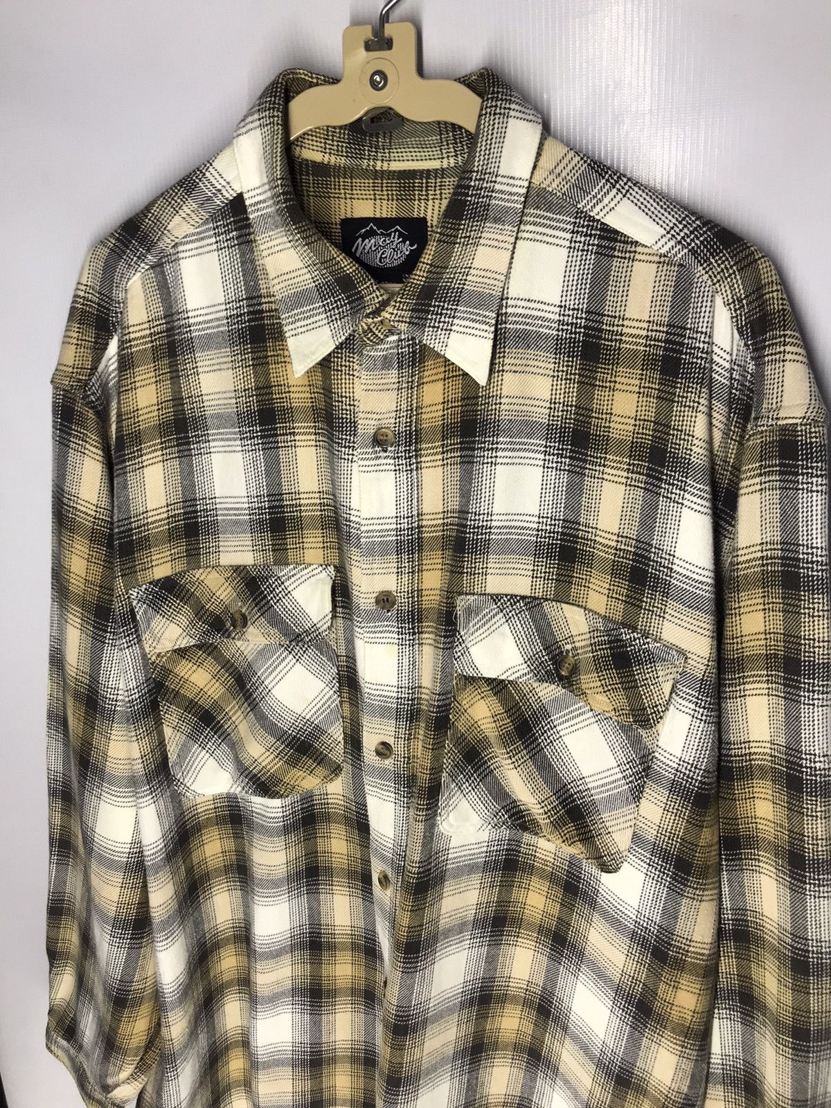 Flannel × Vintage Vintage distressed wool flannel by may club Size US L / EU 52-54 / 3 - 5 Thumbnail