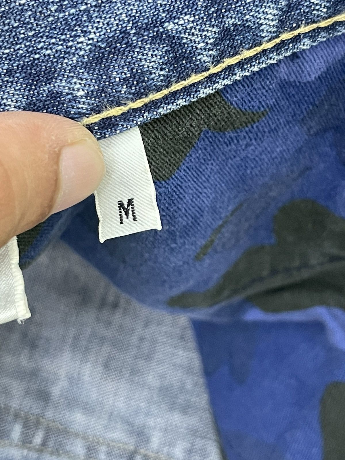 Bape Bape Sta Jeans Nigo Japan Faded Whisker Regular 1🟦9 Size US 33 - 25 Thumbnail