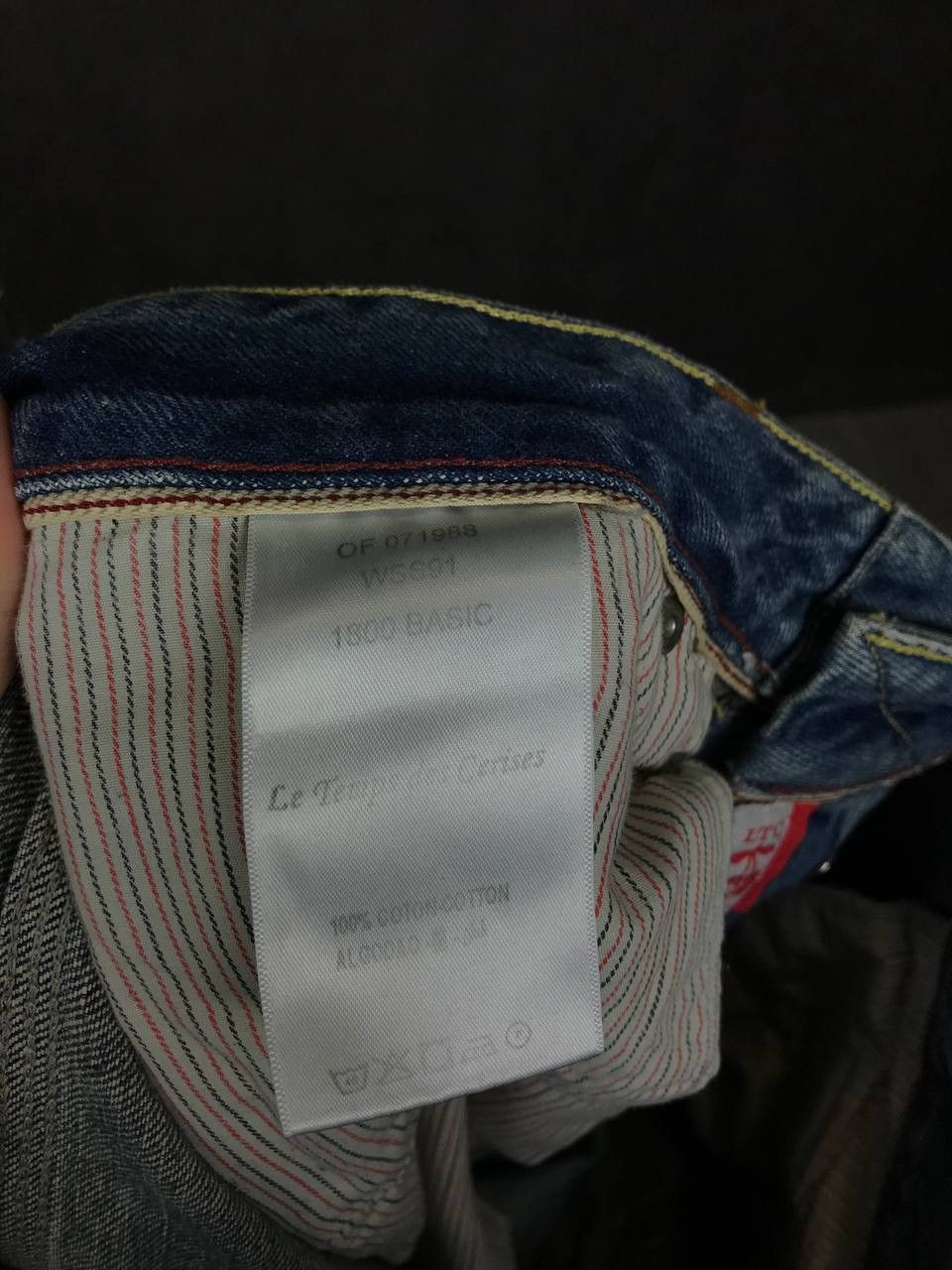 Japanese Brand Le temps des cerises distressed Japanese denim jeans Size US 36 / EU 52 - 10 Thumbnail