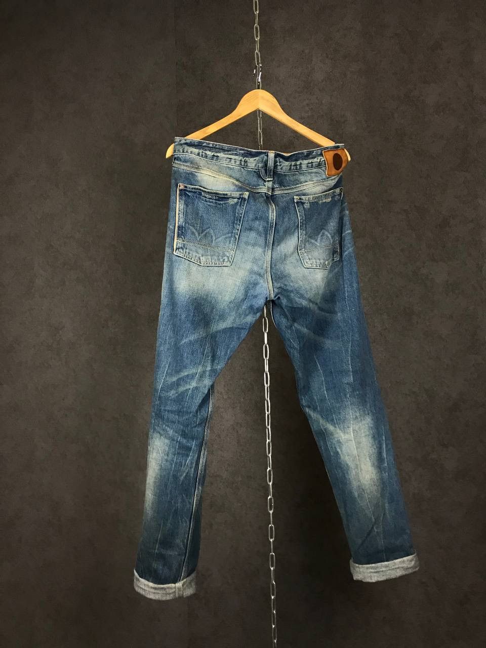 Japanese Brand Le temps des cerises distressed Japanese denim jeans Size US 36 / EU 52 - 1 Thumbnail