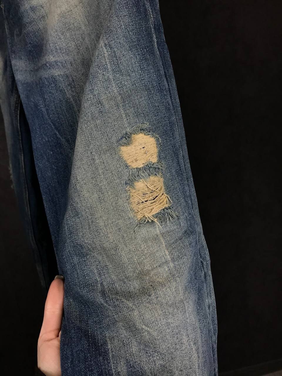 Japanese Brand Le temps des cerises distressed Japanese denim jeans Size US 36 / EU 52 - 7 Thumbnail